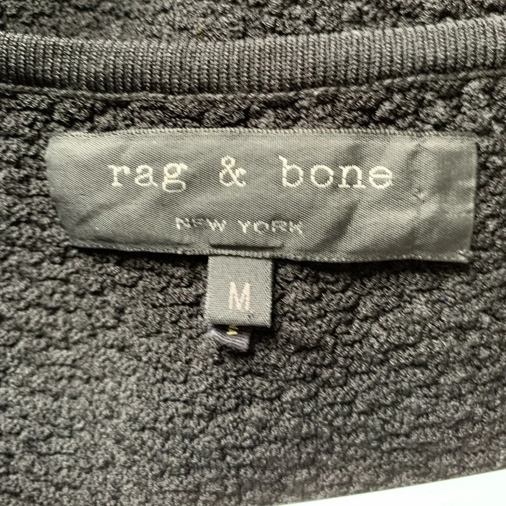 rag & bone Alyssa Black Knit A Line Midi Dress Medium - Picture 3 of 5